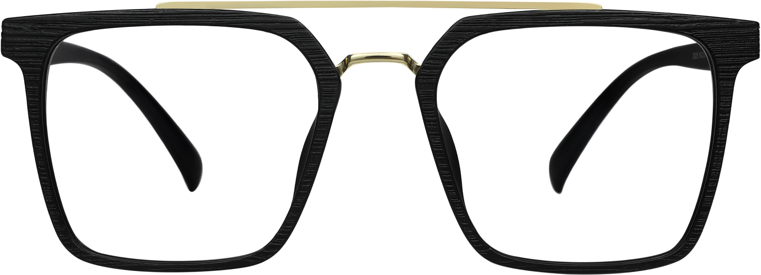 Fytoo Aviator Black TR90 Full Rim Eyeglasses-image-FT909680-03