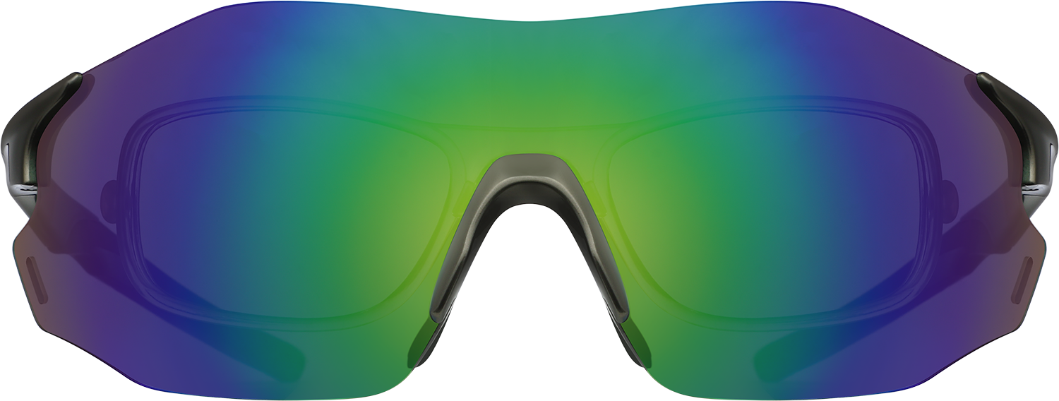 Fytoo Geometric Green TR90 Full Rim Eyeglasses-image-FT914157-01