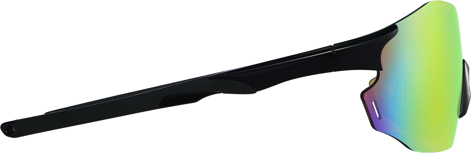 Side view of Fytoo Geometric Orange TR90 Full Rim Eyeglasses