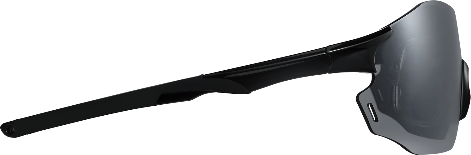 Side view of Fytoo Geometric Grey TR90 Full Rim Eyeglasses