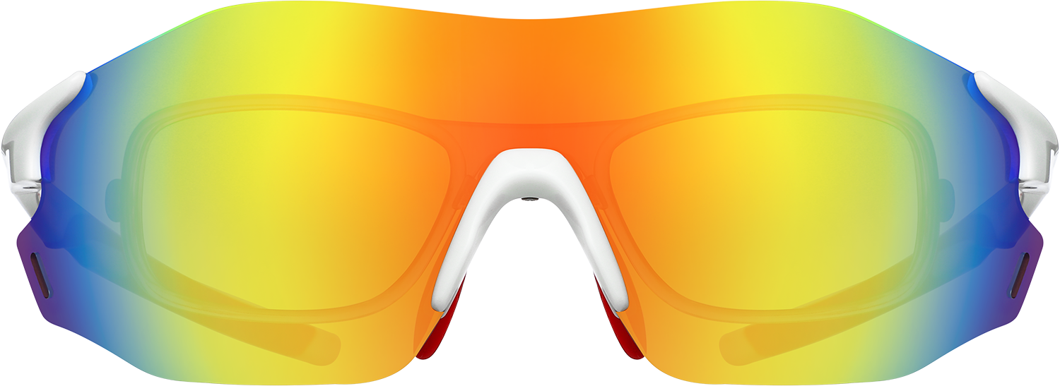 Fytoo Geometric Orange TR90 Full Rim Eyeglasses-image-FT914157-05