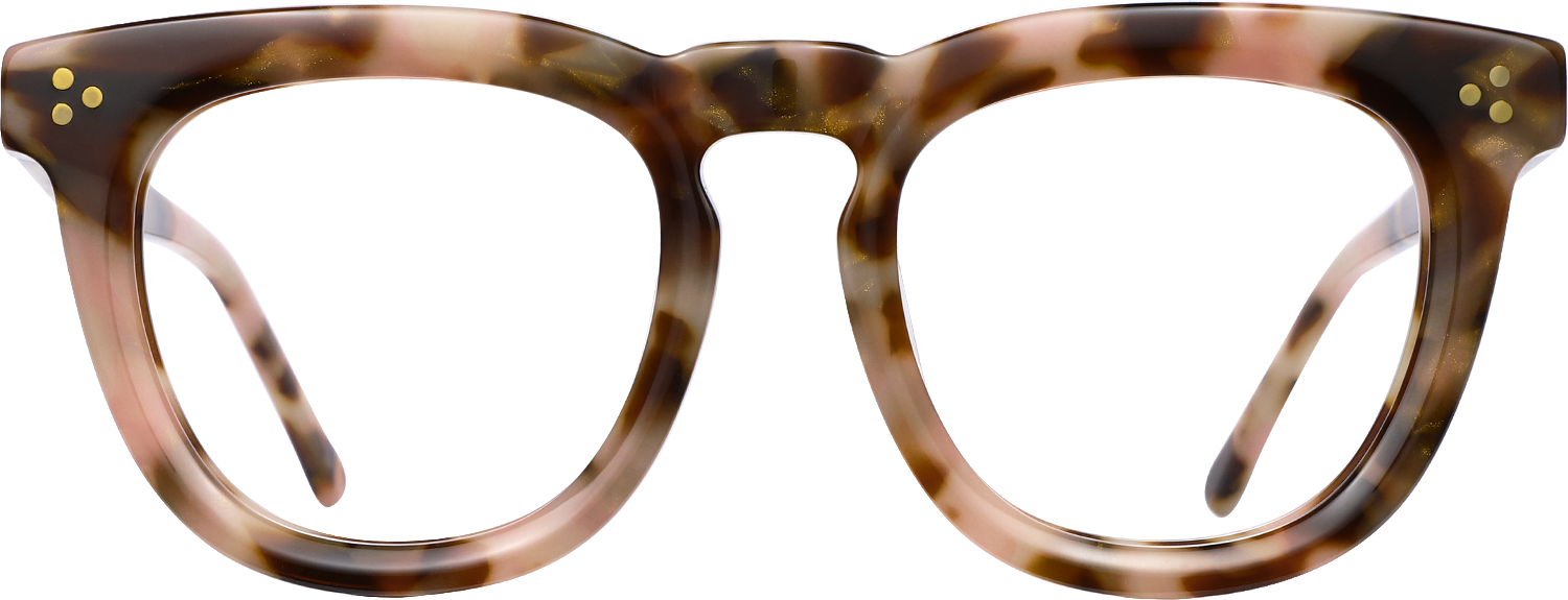 Fytoo Round Tortoiseshell Acetate Full Rim Eyeglasses-image-FT925030-03