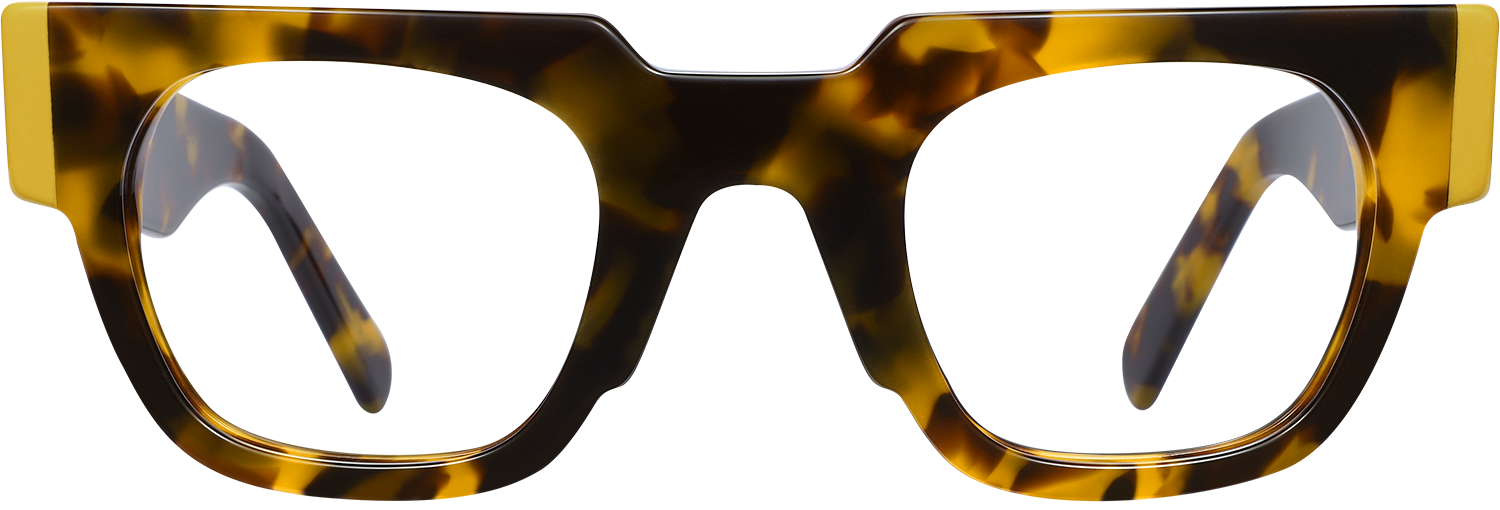 Fytoo Square Tortoiseshell Acetate Full Rim Eyeglasses-image-FT937771-02
