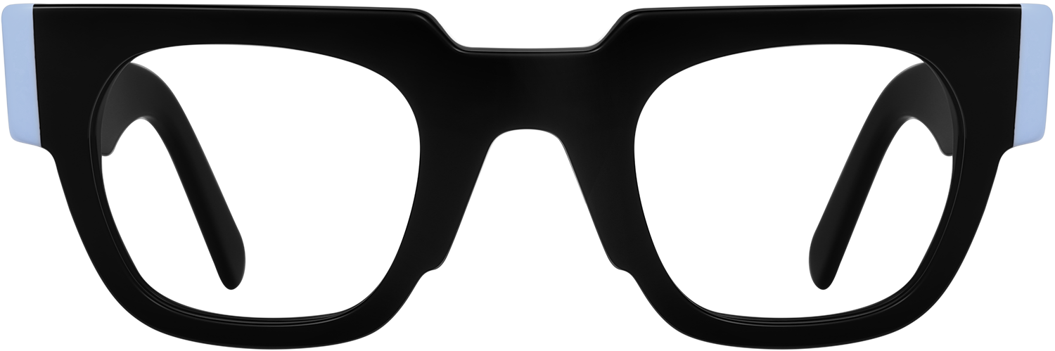 Fytoo Square Black Acetate Full Rim Eyeglasses-image-FT937771-03