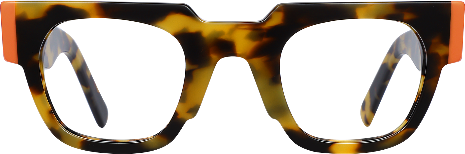 Fytoo Square Tortoiseshell Acetate Full Rim Eyeglasses-image-FT937771-04