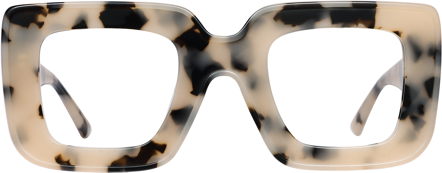 Fytoo Square Tortoiseshell Acetate Full Rim Eyeglasses-image-FT939862-04