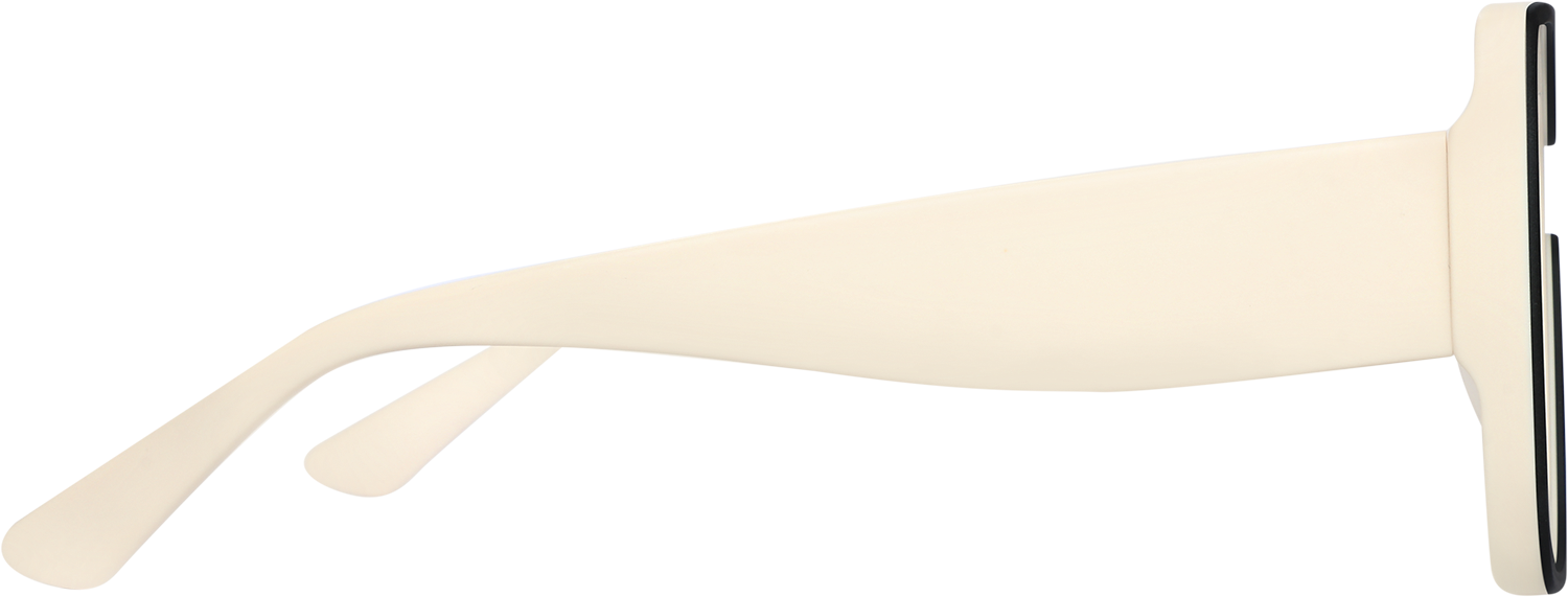 Side view of Fytoo Square Two Tone Acetate Full Rim Eyeglasses