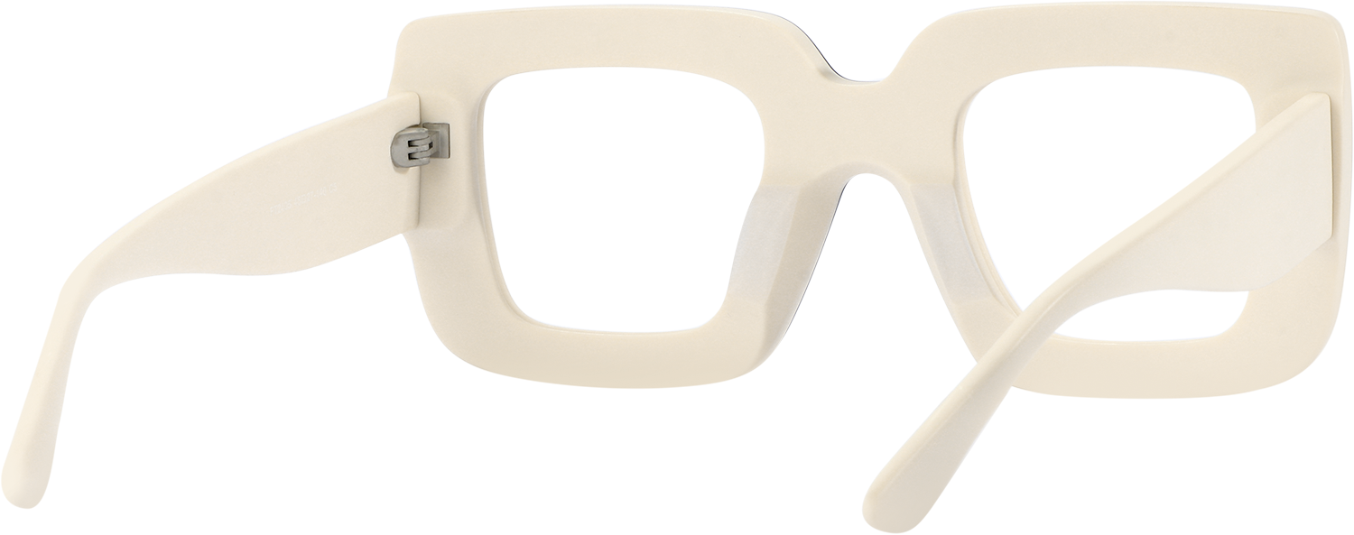 Side view of Fytoo Square Two Tone Acetate Full Rim Eyeglasses