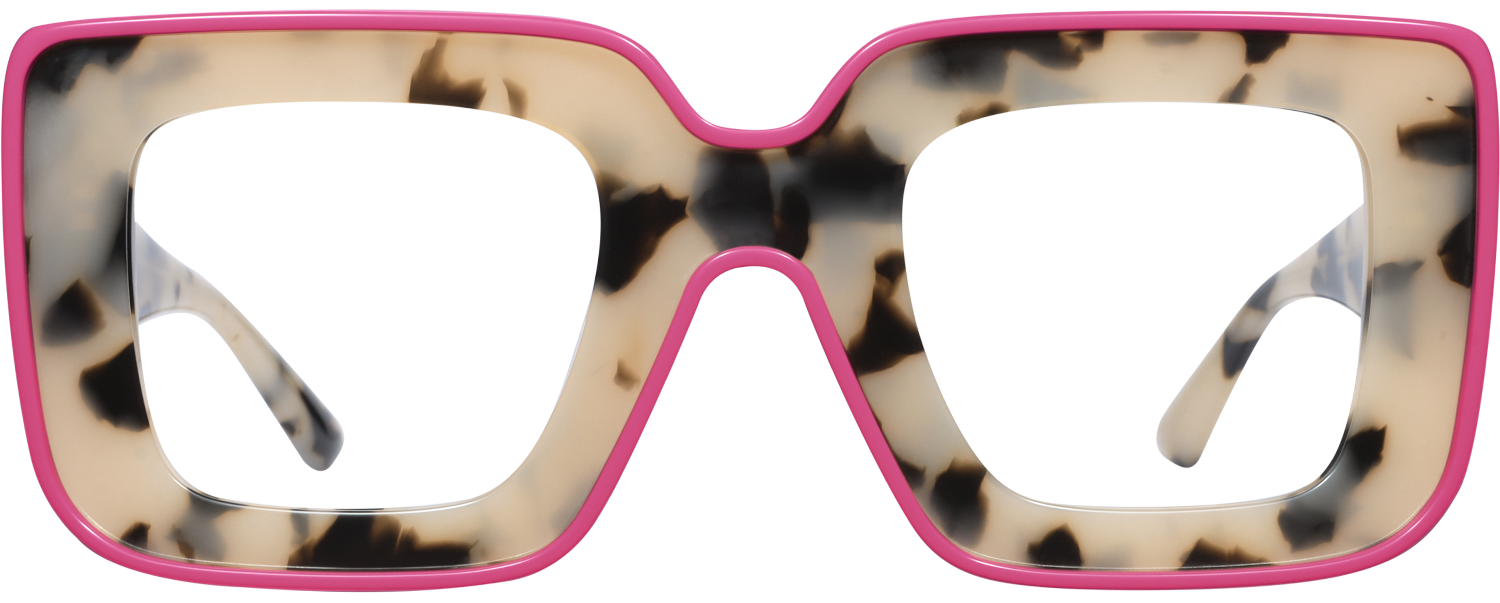 Square Tortoiseshell Acetate Full Rim Eyeglasses