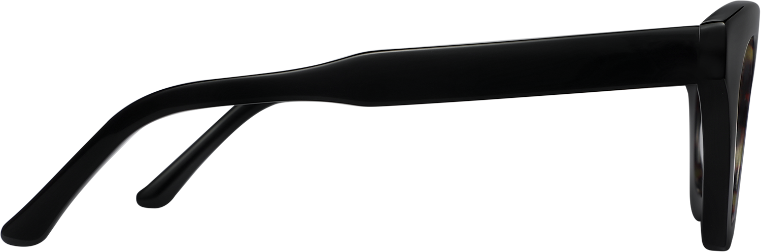 Side view of Fytoo Round Two Tone Acetate Full Rim Eyeglasses
