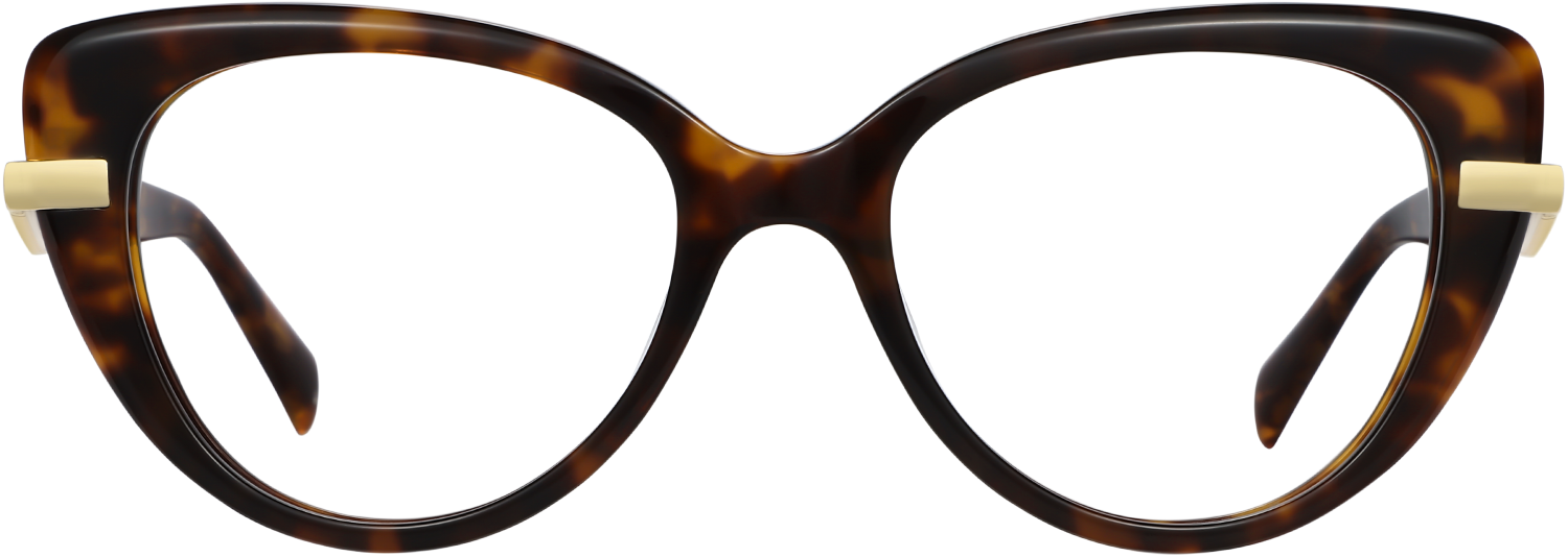 Fytoo Cateye Tortoiseshell Acetate Full Rim Eyeglasses-image-FT946352-01