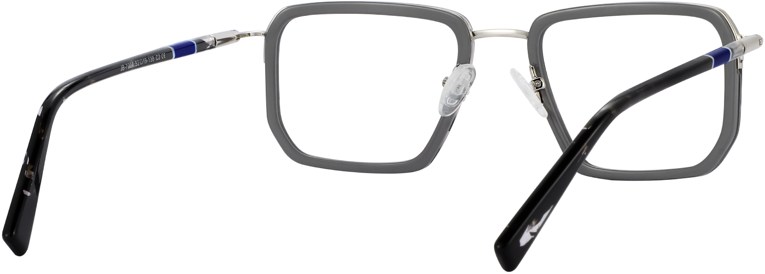 Side view of Fytoo Square Tortoiseshell Acetate Full Rim Eyeglasses