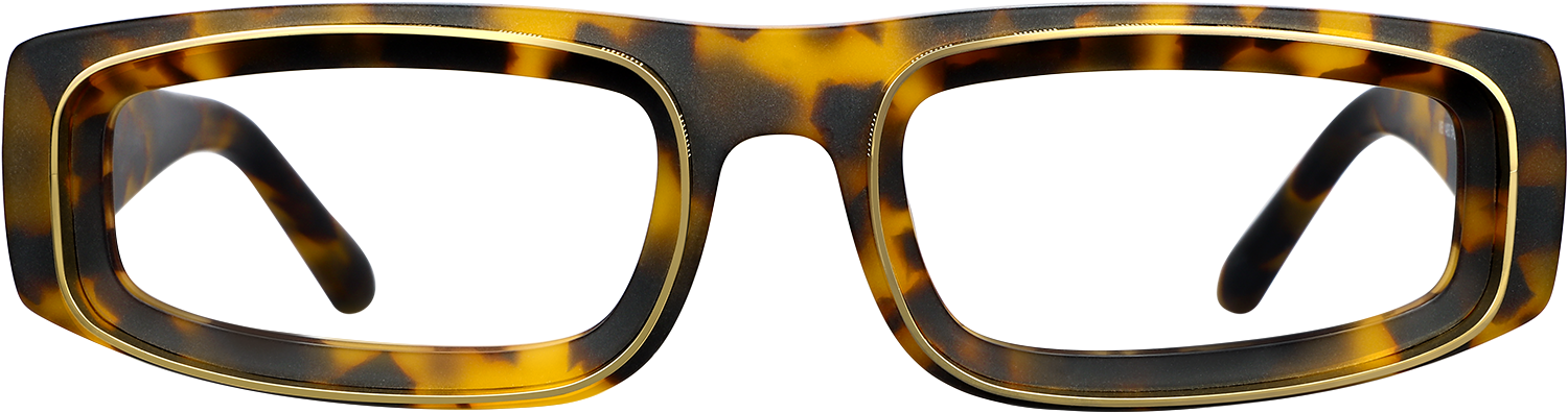 Fytoo Rectangle Tortoiseshell Acetate Full Rim Eyeglasses-image-FT955842-02