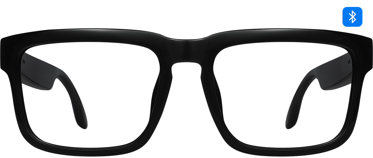 Fytoo Rectangle Black TR90 Full Rim Eyeglasses-image-FT959253-01