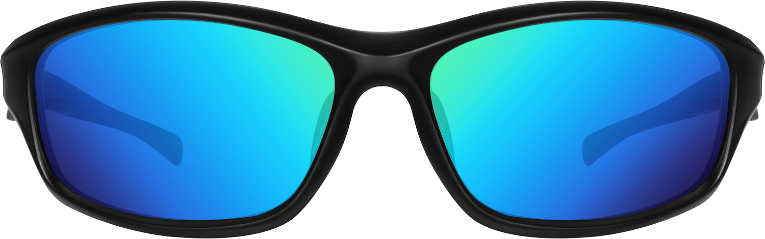 Fytoo Geometric Blue Plastic Full Rim Eyeglasses-image-FT968401-02