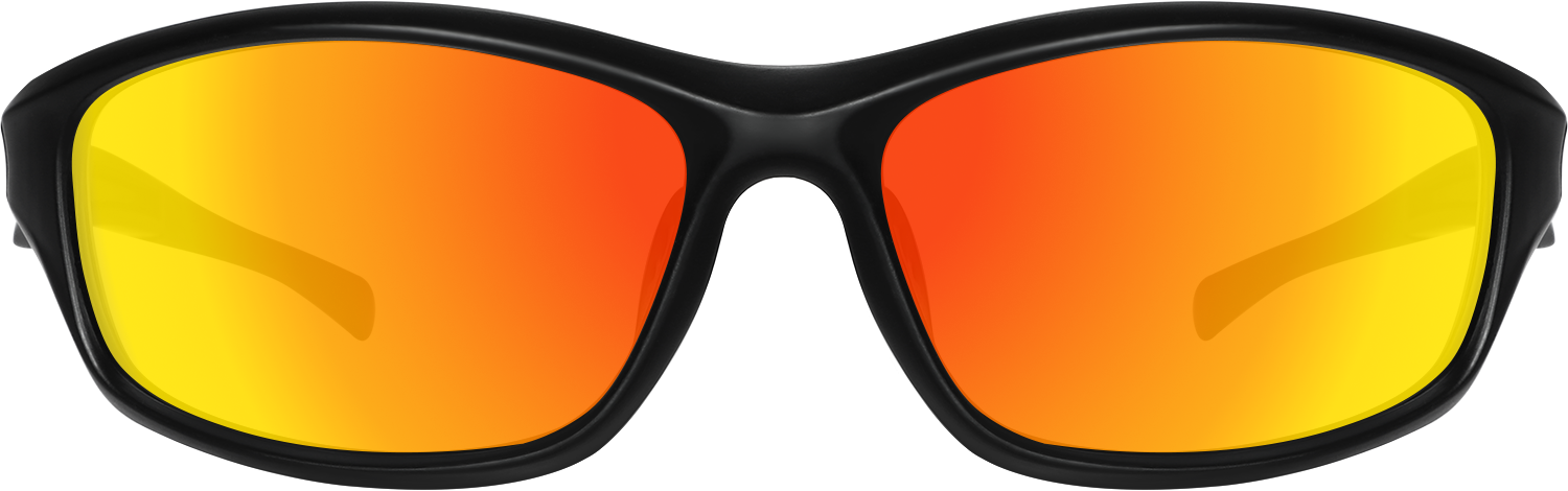 Fytoo Geometric Orange Plastic Full Rim Eyeglasses-image-FT968401-03