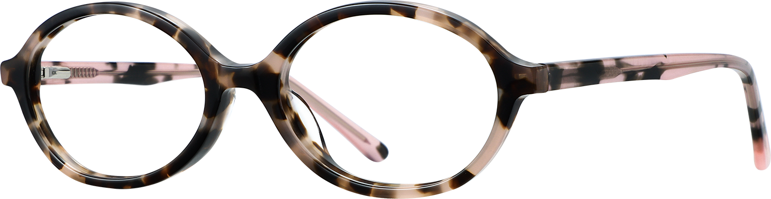Side view of Fytoo Oval Tortoiseshell Acetate Full Rim Eyeglasses