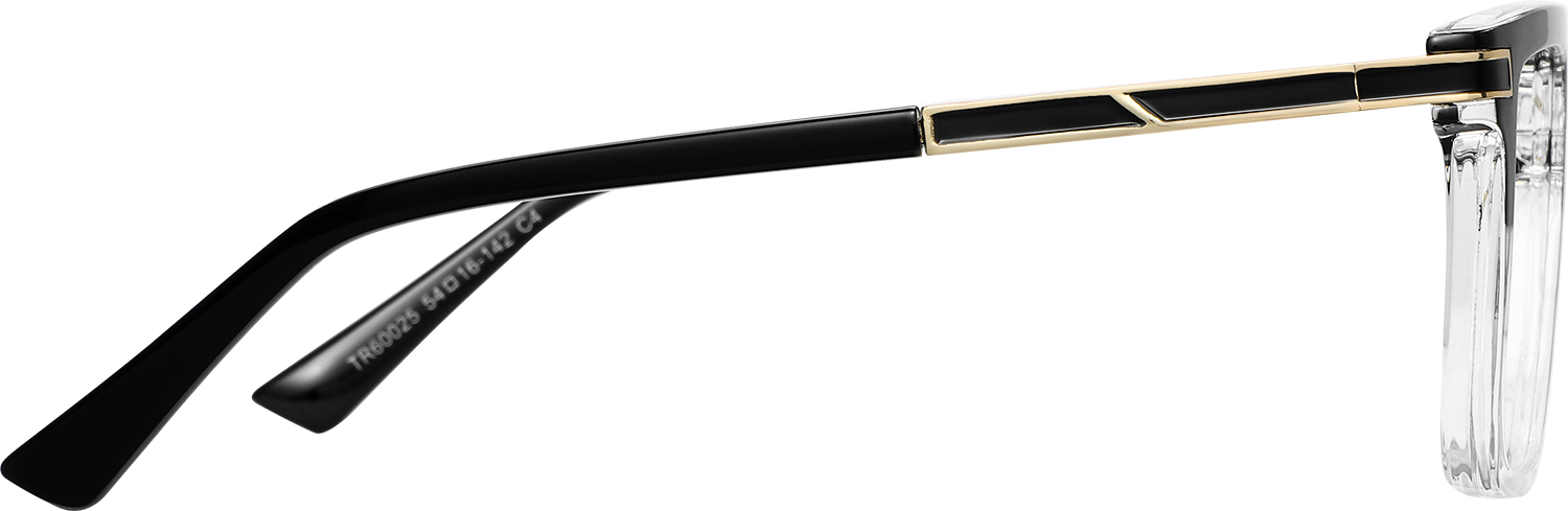 Side view of Fytoo Aviator Two Tone TR90 Full Rim Eyeglasses