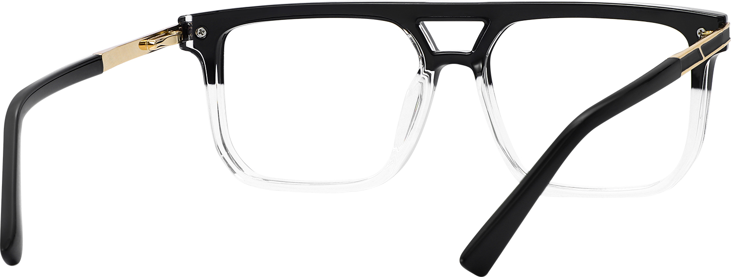 Side view of Fytoo Aviator Two Tone TR90 Full Rim Eyeglasses