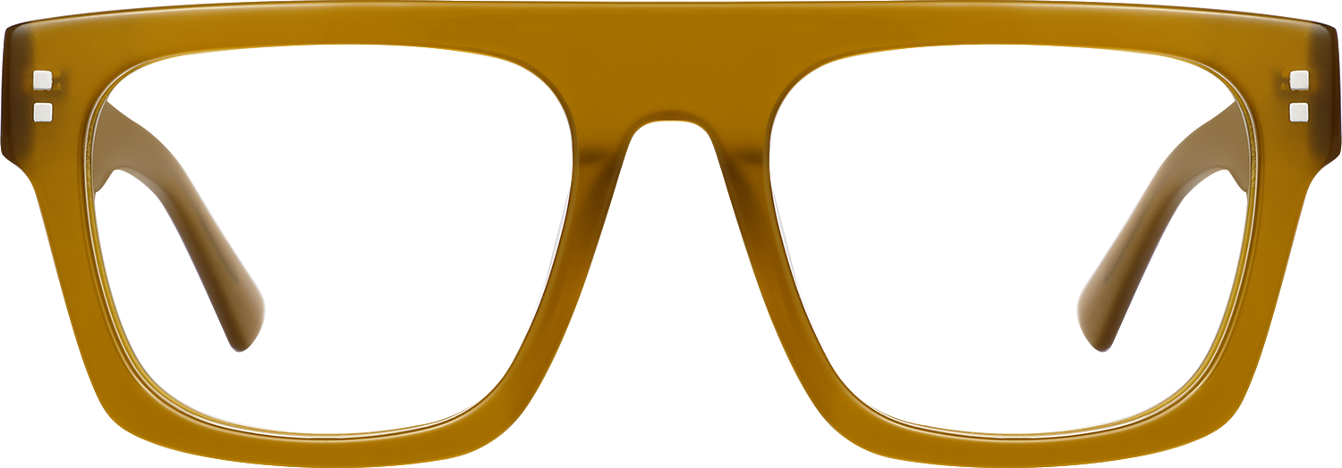 Fytoo Square Orange Acetate Full Rim Eyeglasses-image-FT996769-03