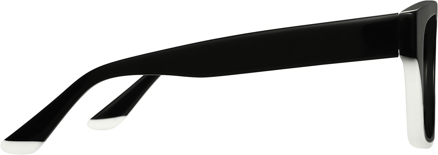 Side view of Fytoo Square Two Tone Acetate Full Rim Eyeglasses