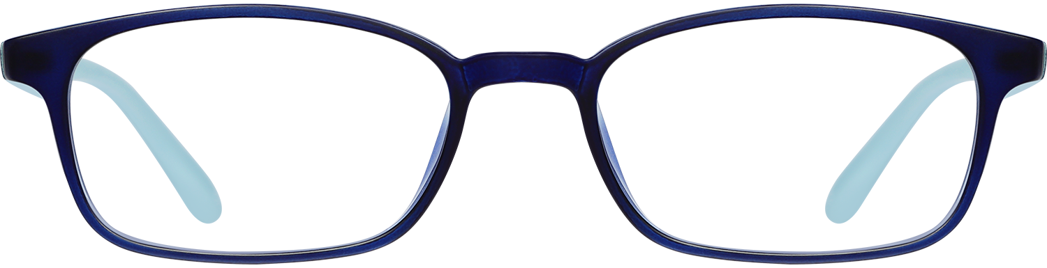 Fytoo Rectangle Blue TR90 Full Rim Eyeglasses-image-FT999002-03