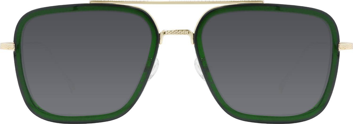 Fytoo Aviator Green Metal TR90 Full Rim Eyeglasses-image-FTM0688-05