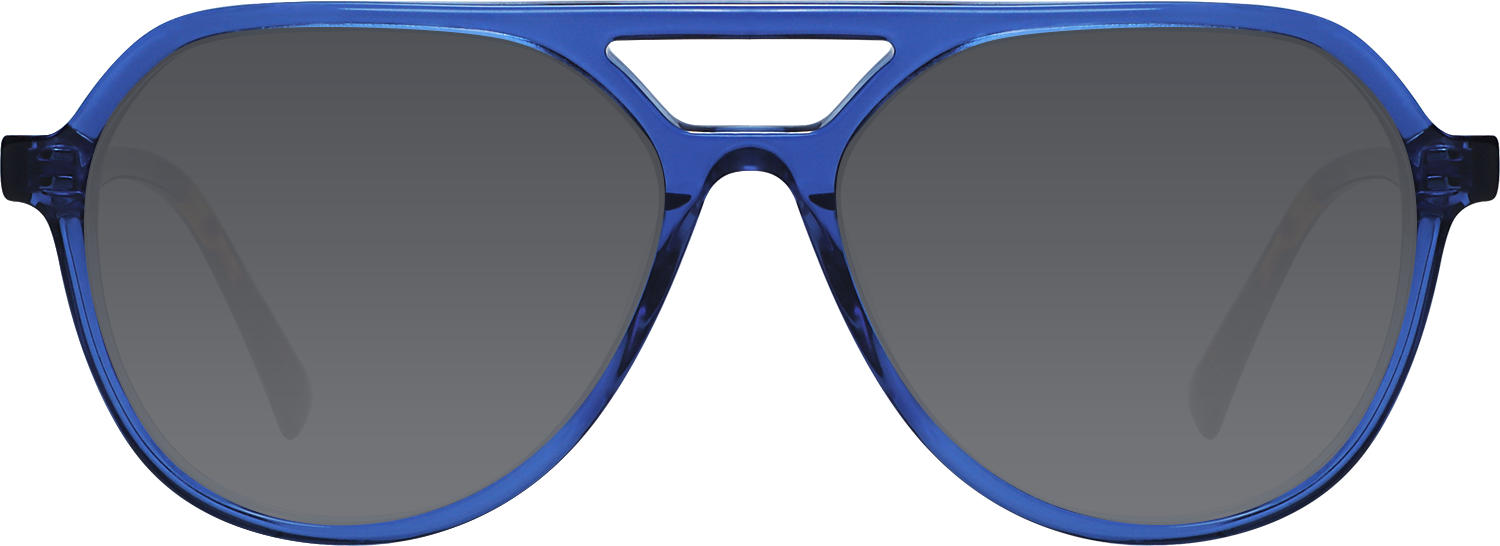 Fytoo Aviator Blue Acetate Full Rim Eyeglasses-image-FTM1289-09