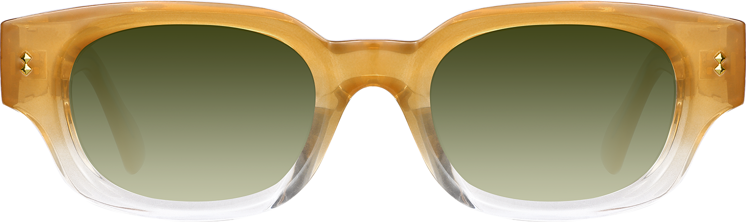 Fytoo Rectangle Orange Acetate Full Rim Eyeglasses-image-FTM166434-02