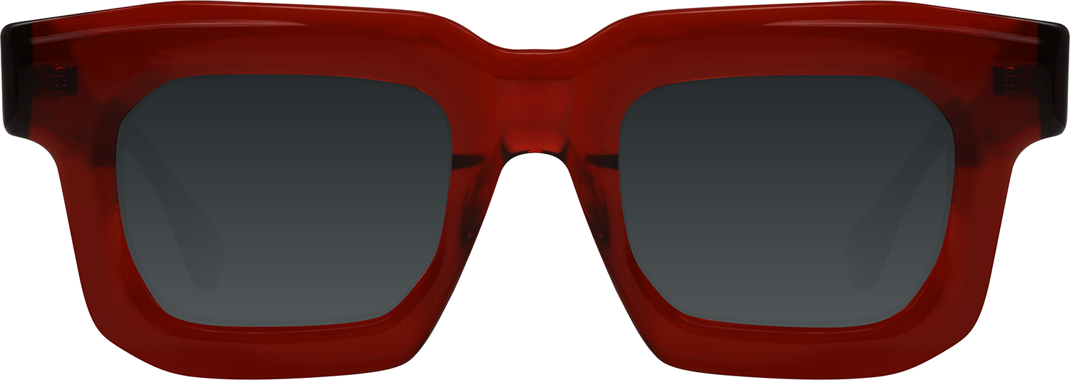 Fytoo Square Red Acetate Full Rim Eyeglasses-image-FTM1698-04