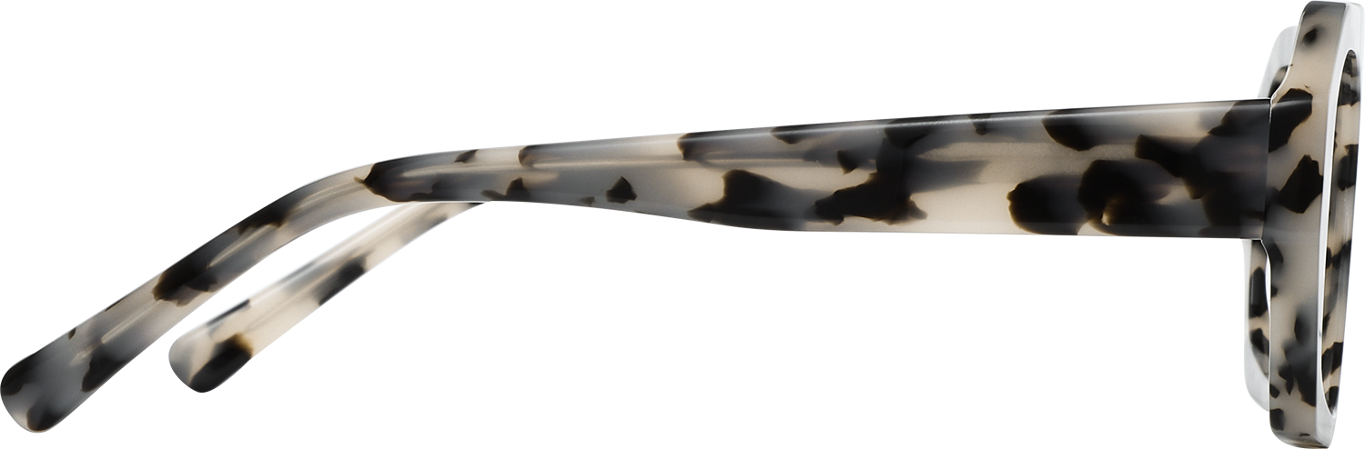 Side view of Fytoo Aviator Tortoiseshell Acetate Full Rim Eyeglasses