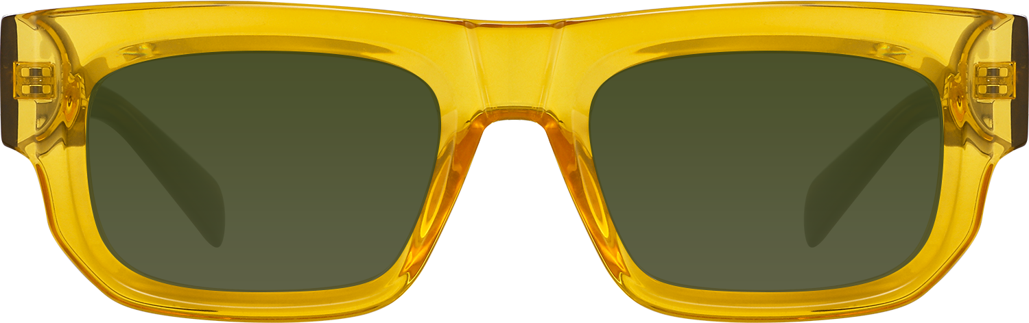 Fytoo Rectangle Orange TR90 Acetate Full Rim Eyeglasses-image-FTM427128-01