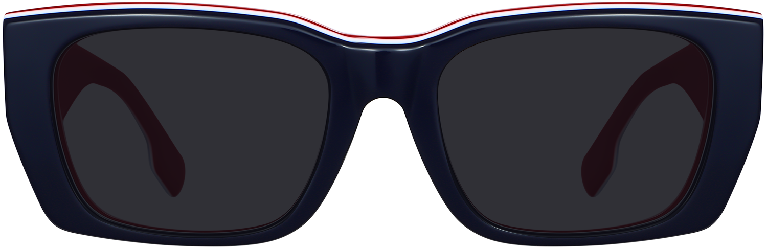 Fytoo Rectangle Blue Acetate Full Rim Eyeglasses-image-FTM471922-01