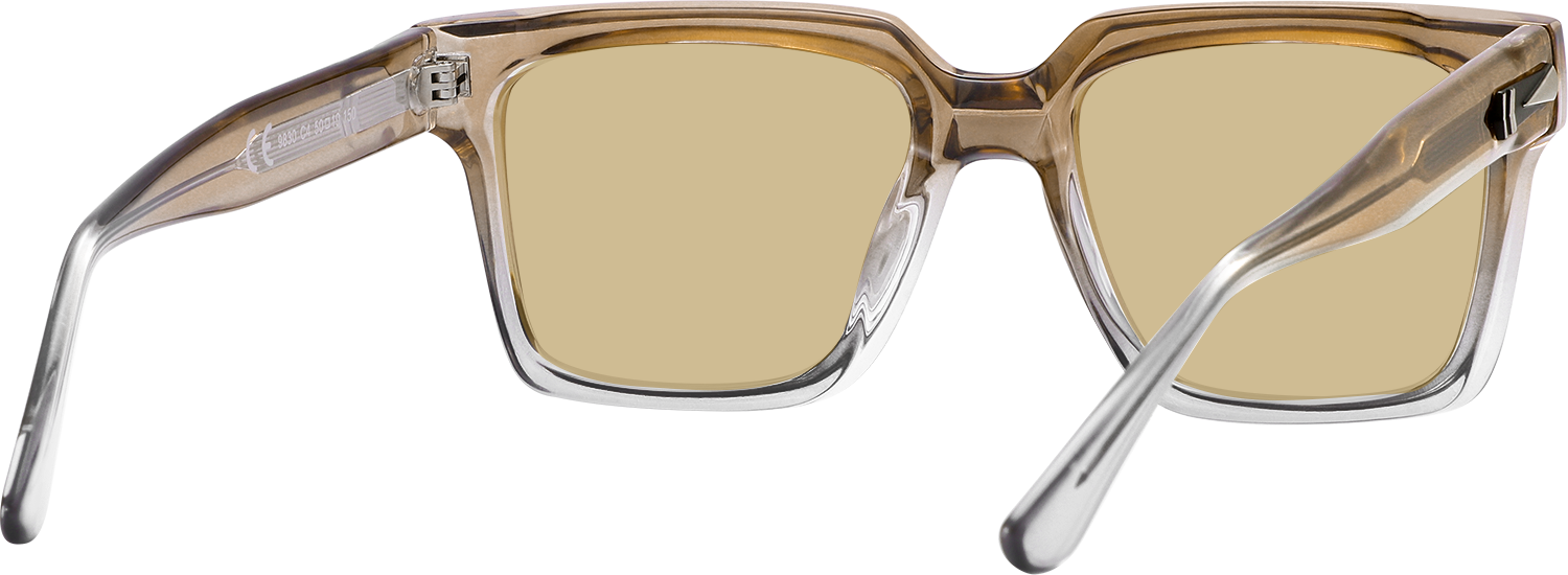 Side view of Fytoo Rectangle Two Tone Acetate Full Rim Eyeglasses