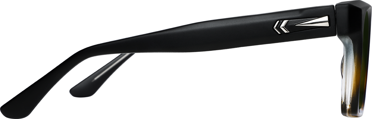 Side view of Fytoo Rectangle Two Tone Acetate Full Rim Eyeglasses