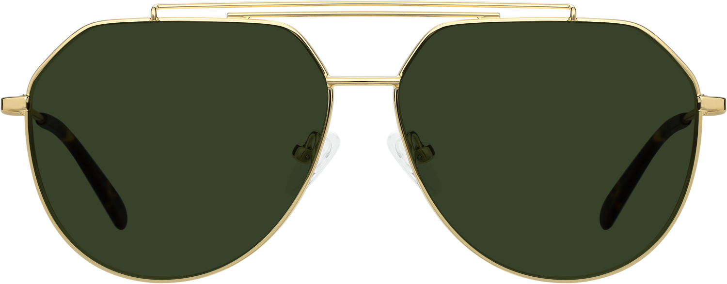 Fytoo Aviator Golden Titanium  Eyeglasses-image-FTM645604-01