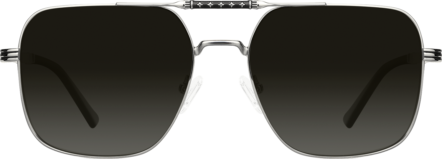 Fytoo Aviator Black Metal Full Rim Eyeglasses-image-FTM756486-01