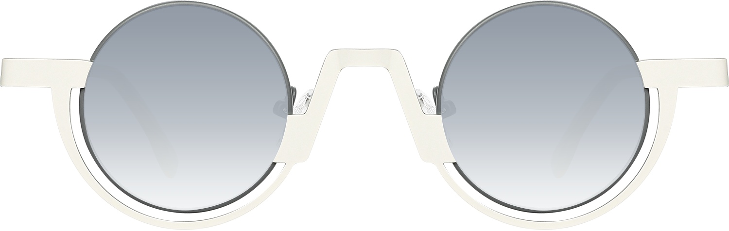 Fytoo Round Two Tone Metal Full Rim Eyeglasses-image-FTM838698-01