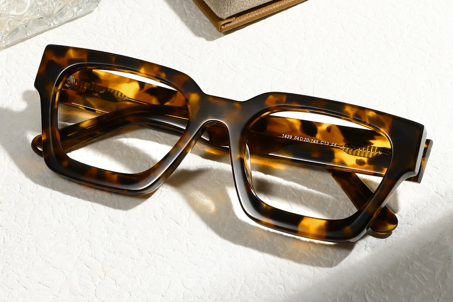 Norton Rectangle Tortoiseshell Eyeglasses | Fytoo Optical