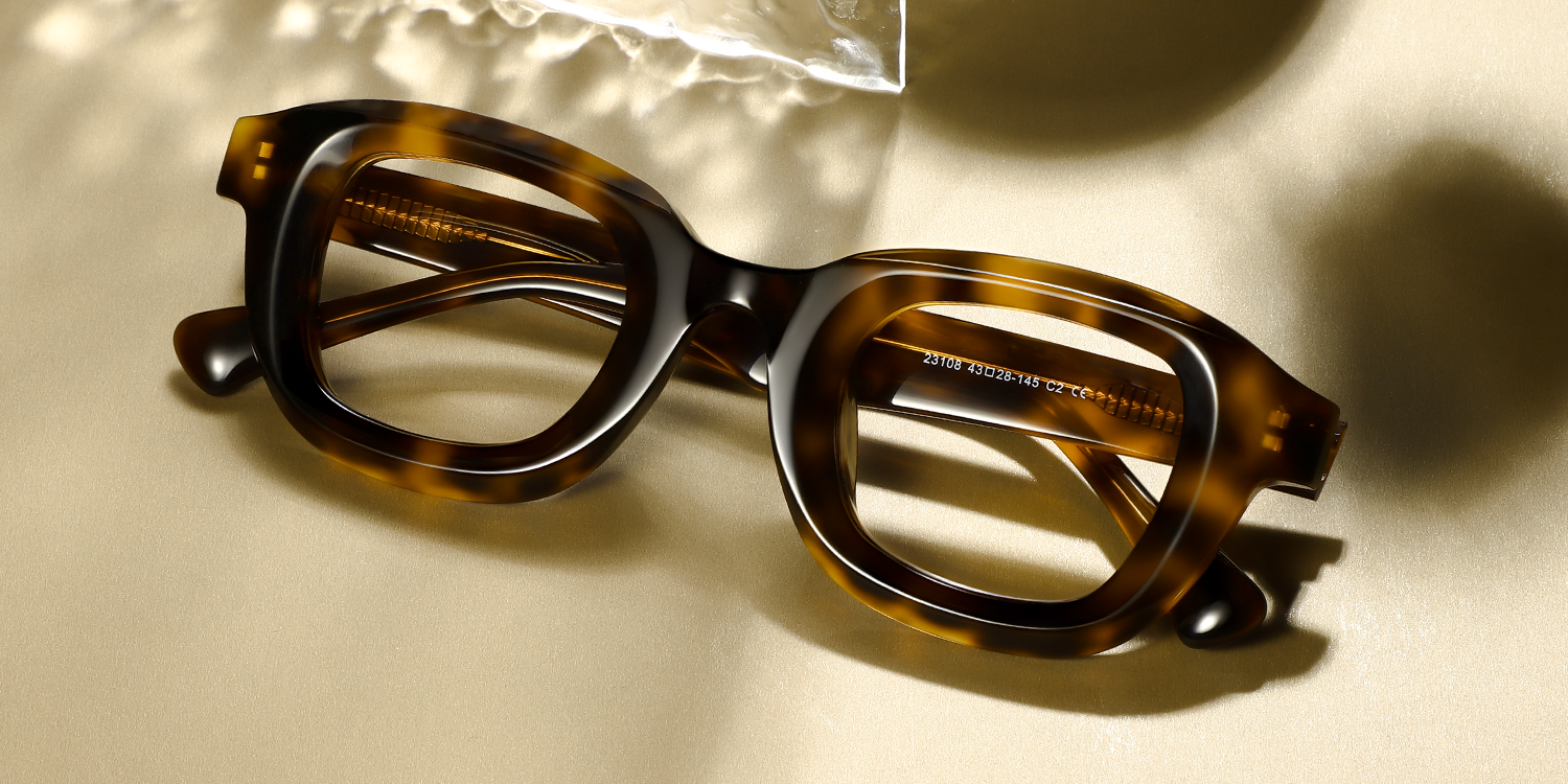 Keaton Square Tortoiseshell Eyeglasses | Fytoo Optical