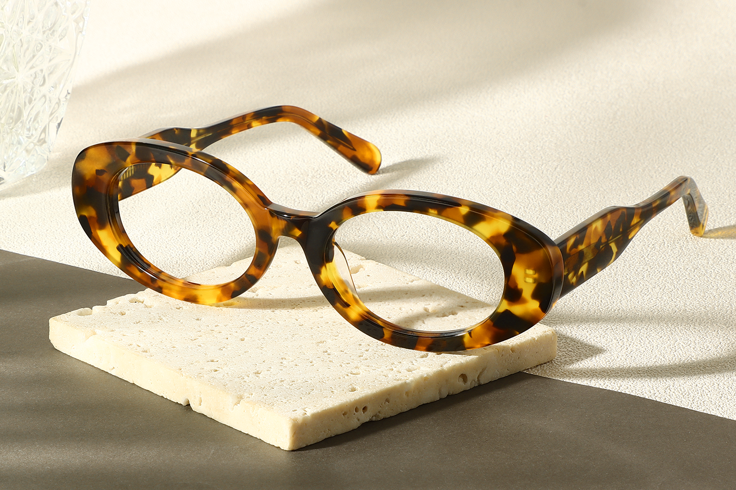 Gracie Oval Tortoiseshell Eyeglasses | Fytoo Optical
