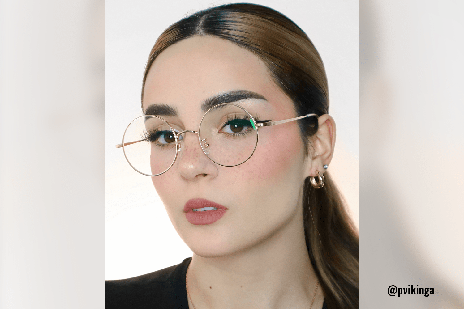 小物 SIILON Granma fine optical Pattern Round Glasses #4411935 | Zenni Optical Canada
