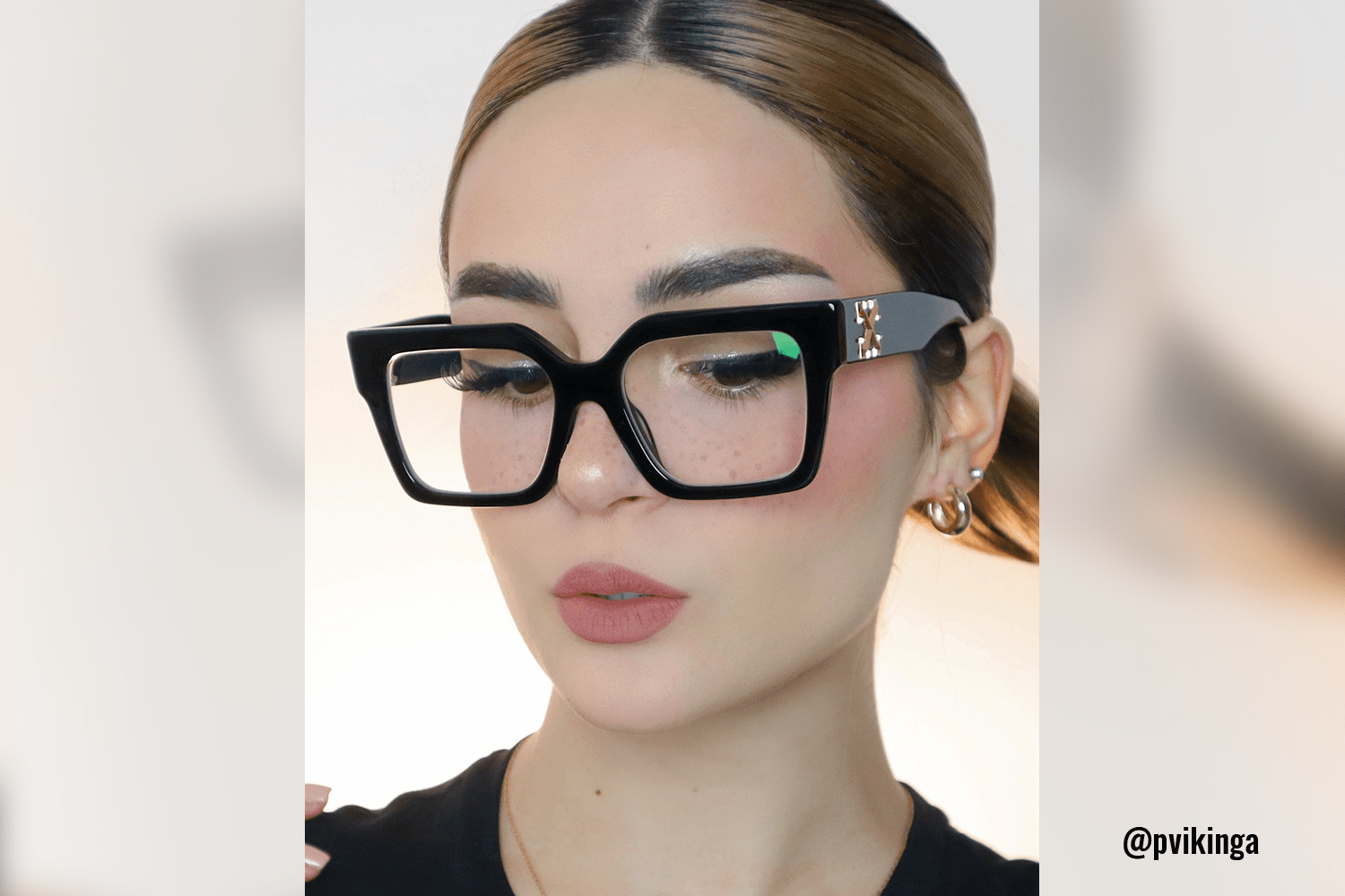Scripp Square Black Eyeglasses | Fytoo Optical