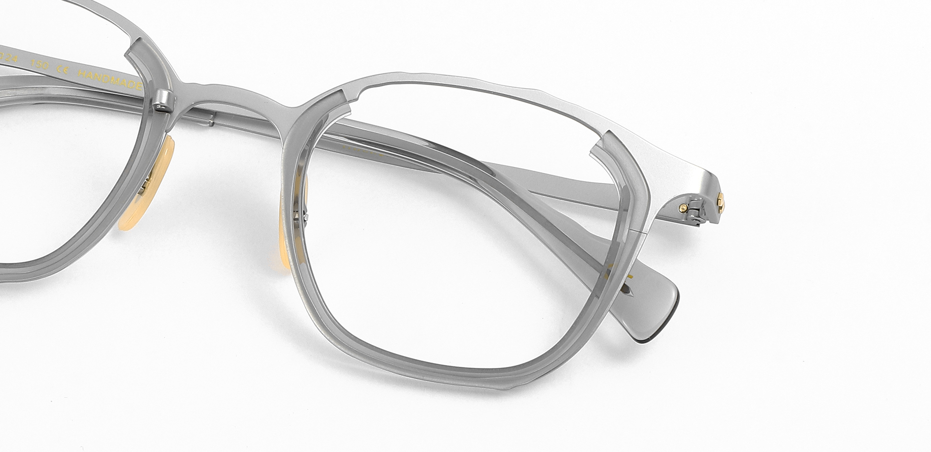Ringo Geometric Silver Eyeglasses | Fytoo Optical