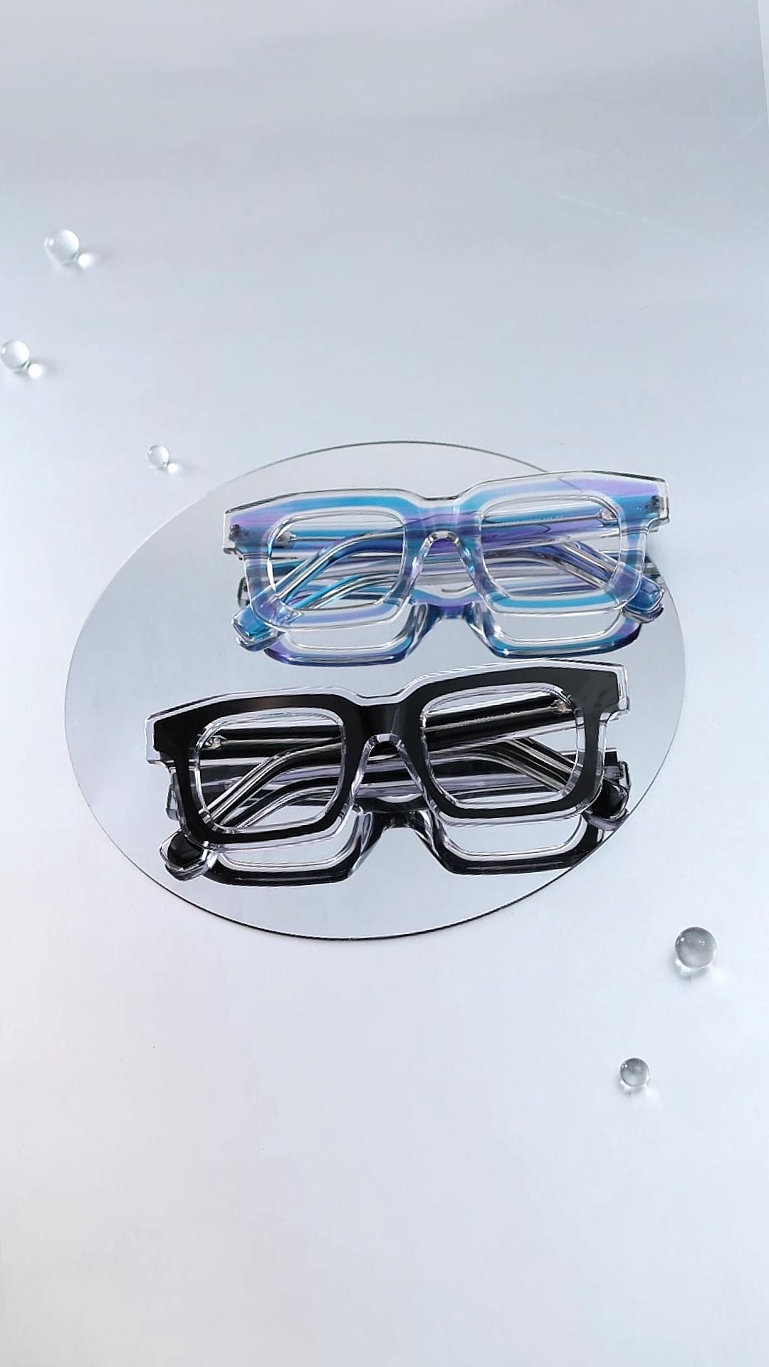Darian Square Black Eyeglasses | Fytoo Optical