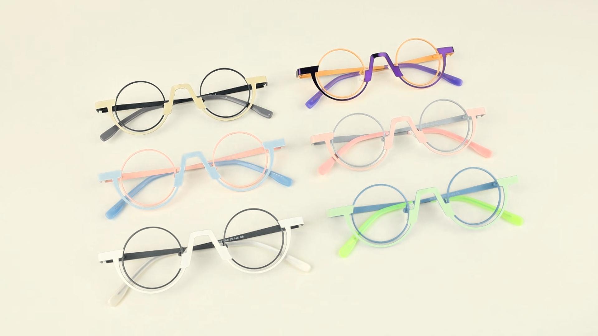 Anika Round Two Tone Eyeglasses | Fytoo Optical